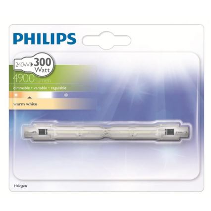 Halogena žarulja PHILIPS R7s/240W/230V - ECO HALO 118 mm