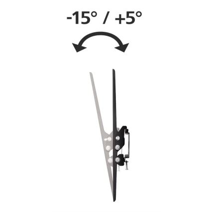 Hama - Nagibni zidni nosač za TV 32-75“ crna
