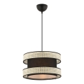 HANGING LAMP HALO 1xE27/60W/230V crna/krema
