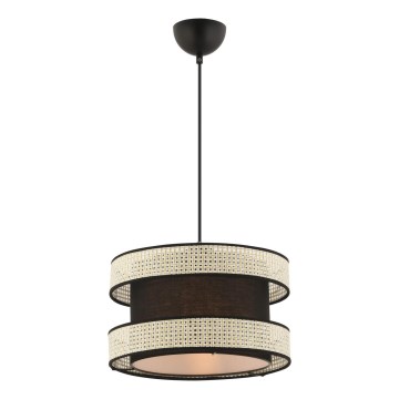 HANGING LAMP HALO 1xE27/60W/230V crna/krema