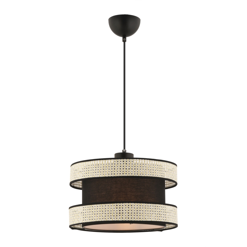 HANGING LAMP HALO 1xE27/60W/230V crna/krema