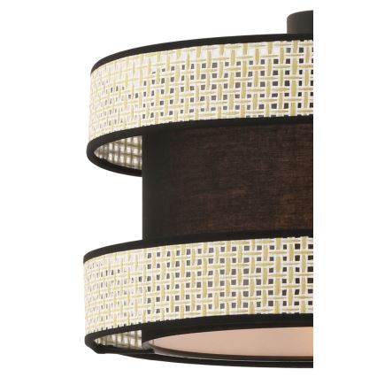 HANGING LAMP HALO 1xE27/60W/230V crna/krema