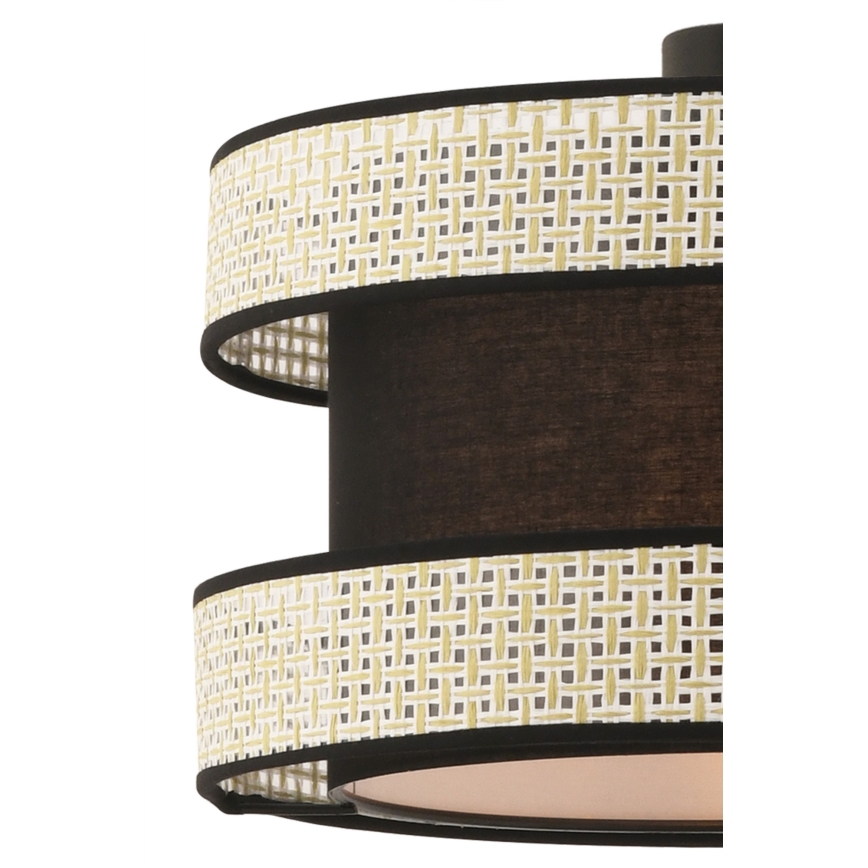 HANGING LAMP HALO 1xE27/60W/230V crna/krema