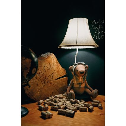 Happy Lamps - LED Dječja stolna lampa CHARLES LED/5,4W/230V medvjed