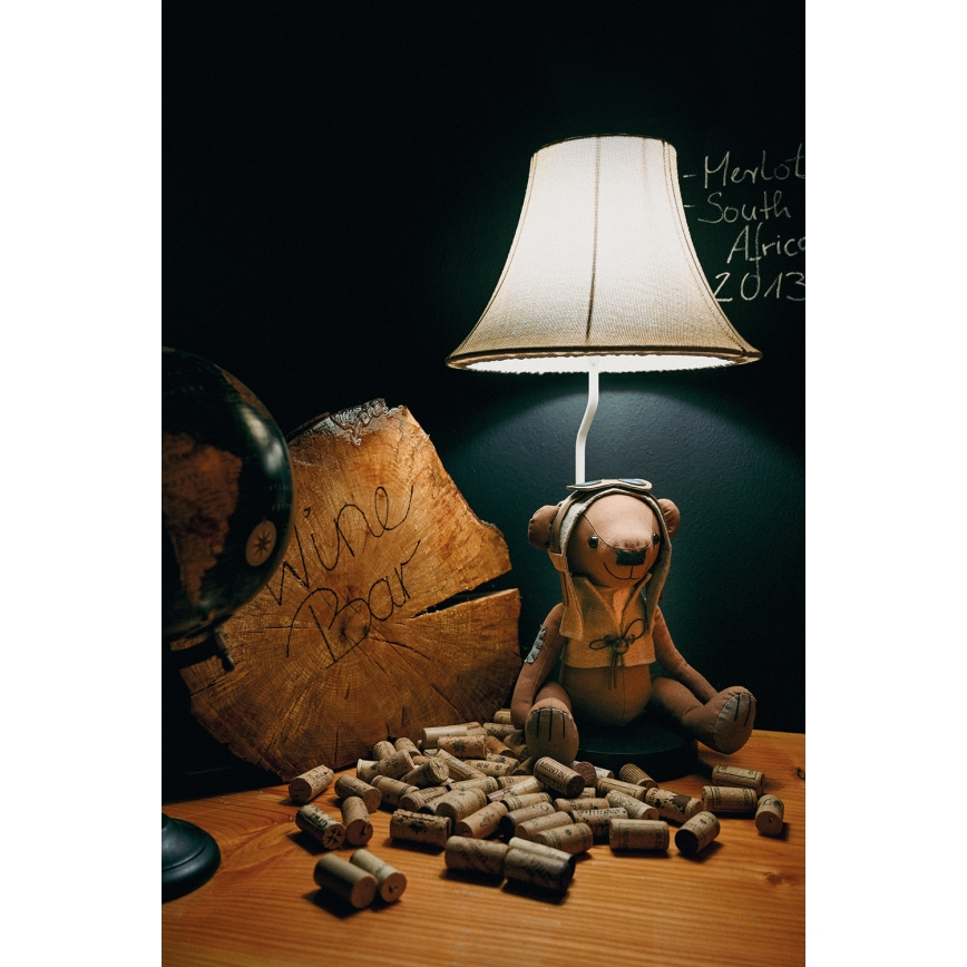 Happy Lamps - LED Dječja stolna lampa CHARLES LED/5,4W/230V medvjed