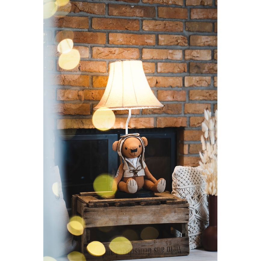Happy Lamps - LED Dječja stolna lampa CHARLES LED/5,4W/230V medvjed