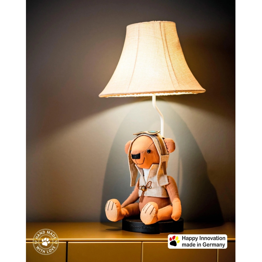 Happy Lamps - LED Dječja stolna lampa CHARLES LED/5,4W/230V medvjed