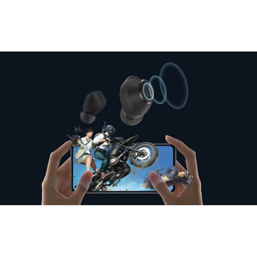 Haylou - Vodootporne bežične slušalice GT1 2022 TWS Bluetooth crna