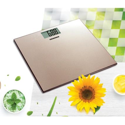 Heinner HBS-180SSGD - Digitalna osobna vaga 2xAAA nehrđajući čelik