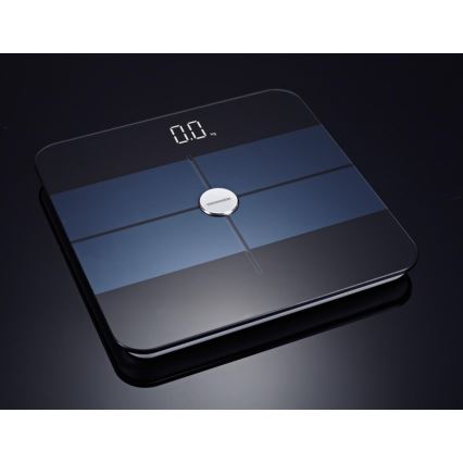 Heinner HBS-BTH180BK - Digitalna osobna vaga 2xAAA crna/plava