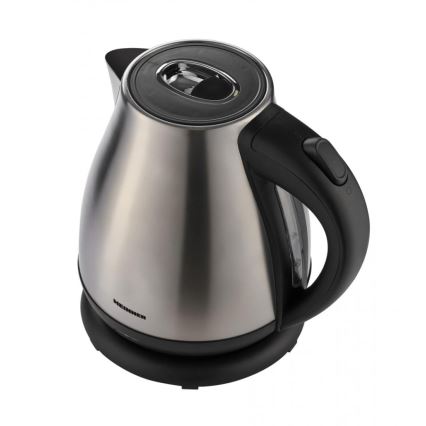 Heinner HEK-17IX - Električno kuhalo za vodu 1,7 l 2200W/230V matirani krom/crna
