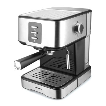 Heinner HEM-850IXBK - Espresso aparat s portafilom 850W/230V inox/crna