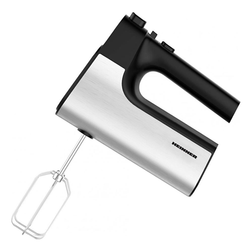 Heinner HM-500BKSS - Ručni mikser 500W/230V matirani krom/crna
