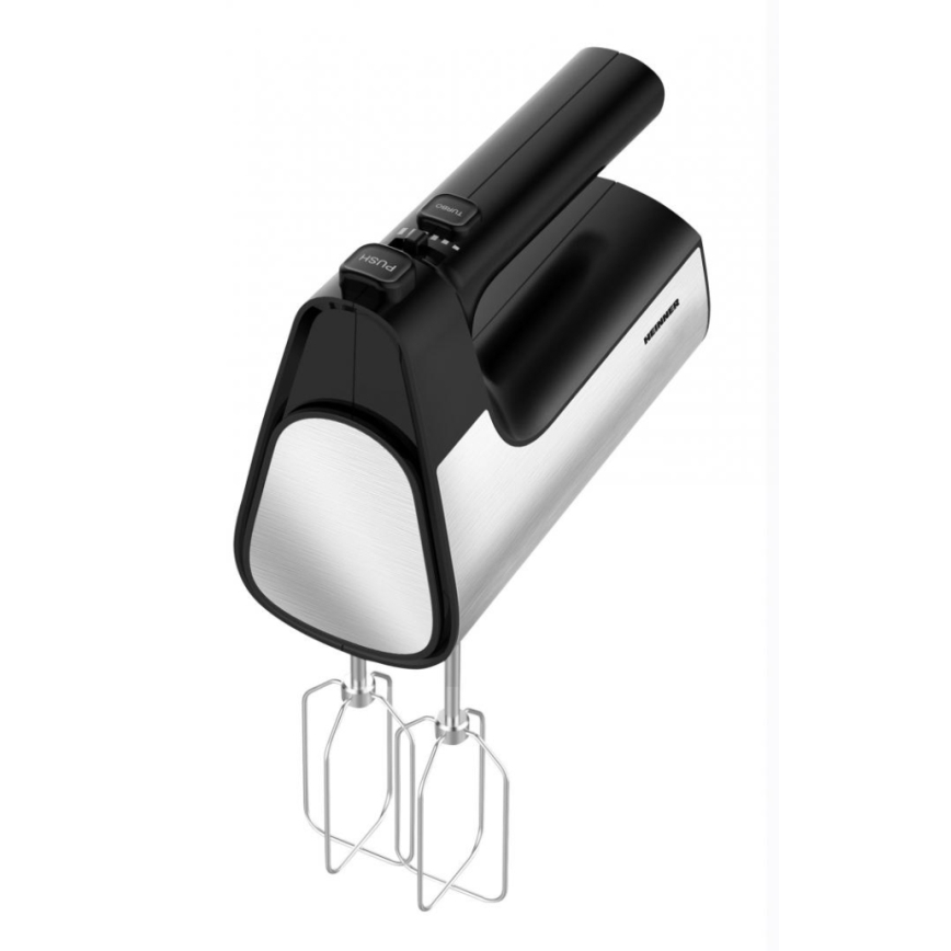 Heinner HM-500BKSS - Ručni mikser 500W/230V matirani krom/crna