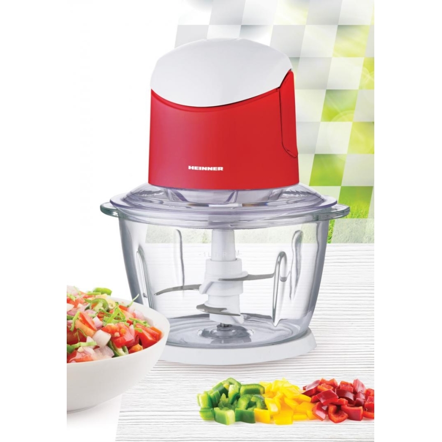 Heinner HMC-K500WHR - Sjeckalica 500W/230V crvena