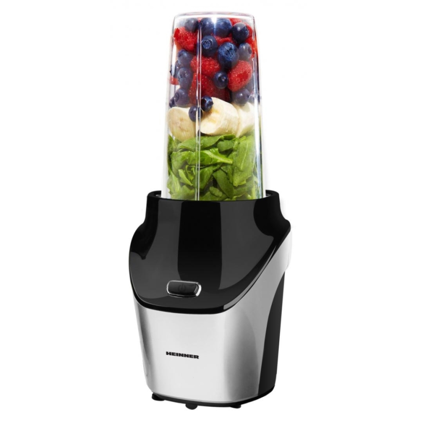 Heinner HSB-T1000SS - Nutri mikser za smoothie 1000W/230V matni krom/crna