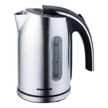 Heinner PF-70 - Električno kuhalo za vodu 1,7 l 2200W/230V matni krom