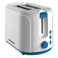 Heinner TP-750BL - Toster s dva utora 750W/230V bijela/plava