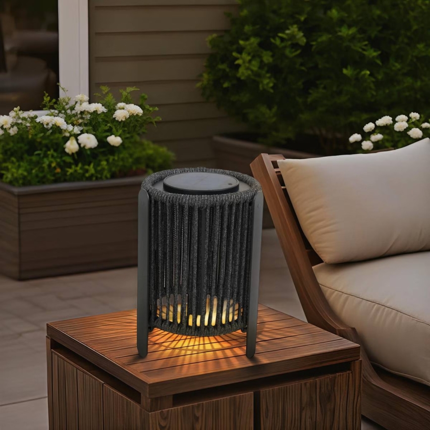 Hesperide - LED solarna lampa LINY LED/3,7V 2600 mAh IP54 antracit