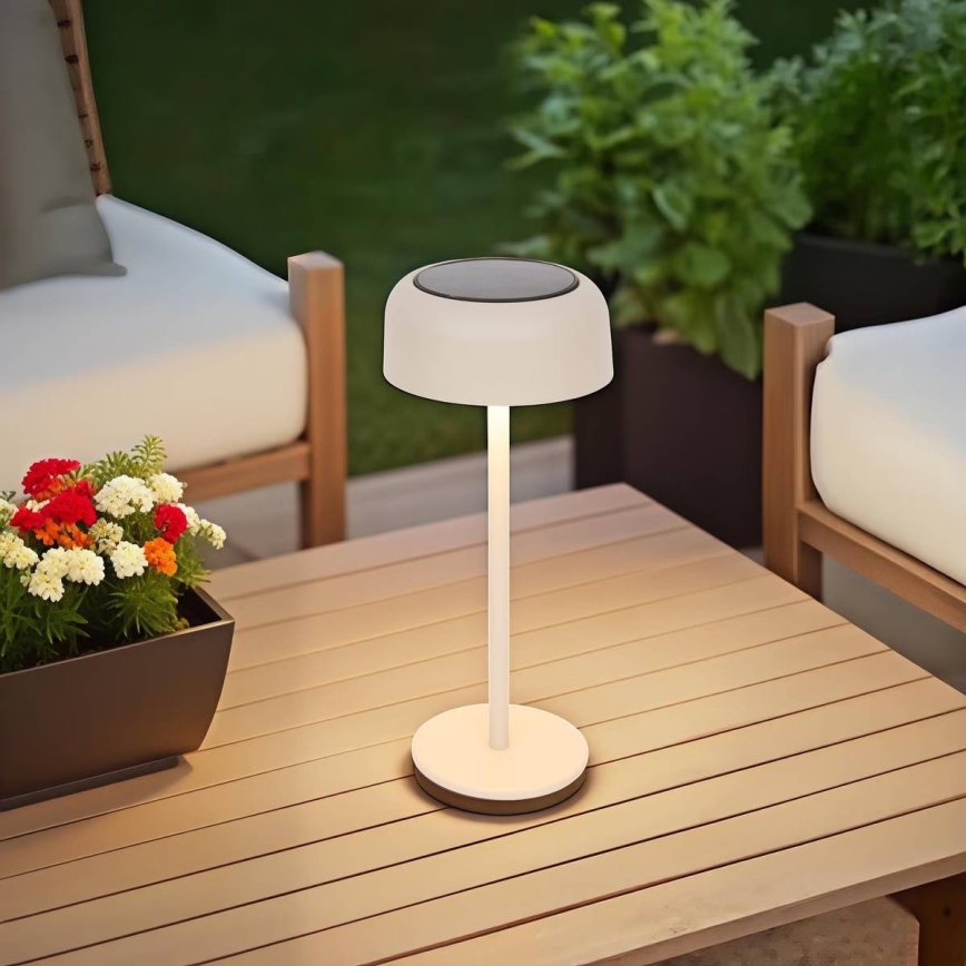 Hesperide - LED solarna stolna svjetiljka BOLTY LED/3,7V 2600 mAh IP65 bež