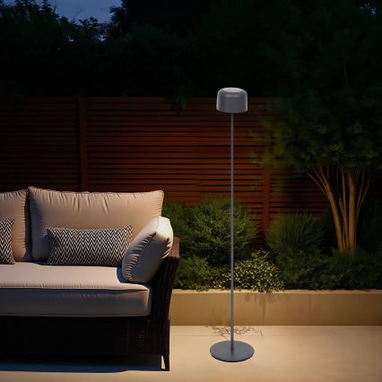 Hesperide - LED solarna svjetiljka BOLTY, 3,7 V, 2600 mAh, IP65, antracit
