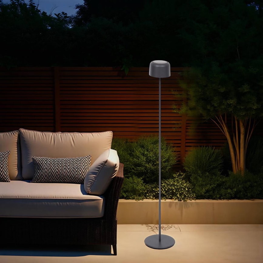 Hesperide - LED solarna svjetiljka BOLTY, 3,7 V, 2600 mAh, IP65, antracit