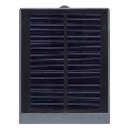 Hesperide - LED solarno zidno svjetlo s senzorom pokreta i sumraka MULTY LED/3,7V 2600 mAh IP65 antracit