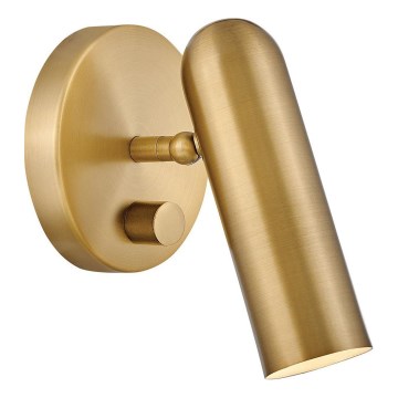 Hinkley - DAX LED/9W/230V 3000K zidna LED spot svjetiljka s mogućnošću prigušivanja, zlatna