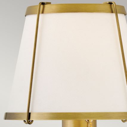 Hinkley - Zidna lampa CLARKE 1xE27/40W/230V mesing/bijela