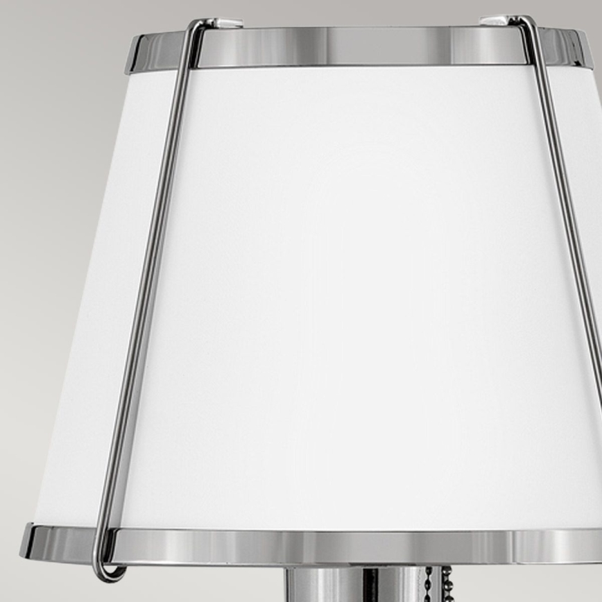 Hinkley - Zidna lampa CLARKE 1xE27/40W/230V sjajni krom/bijela