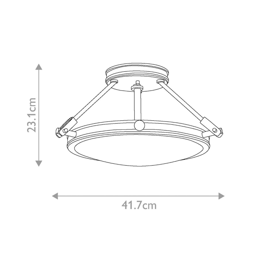 Hinkley - Plafonski luster COLLIER 3xE14/40W/230V Ø 41,7 cm crni