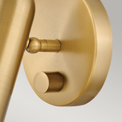 Hinkley HK-DAX1-HB - LED prigušivo zidno svjetlo DAX LED/9W/230V 3000K zlatno