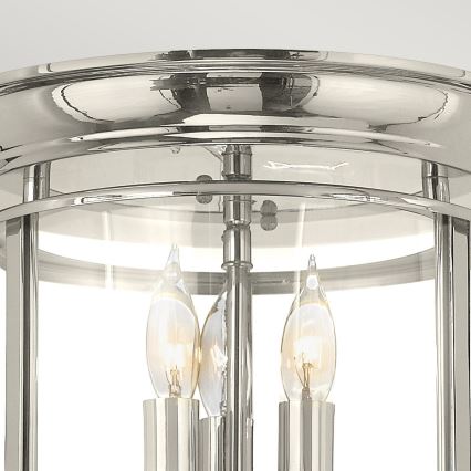 Hinkley - Stropna svjetiljka GENTRY 3xE14/40W/230V sjajni krom