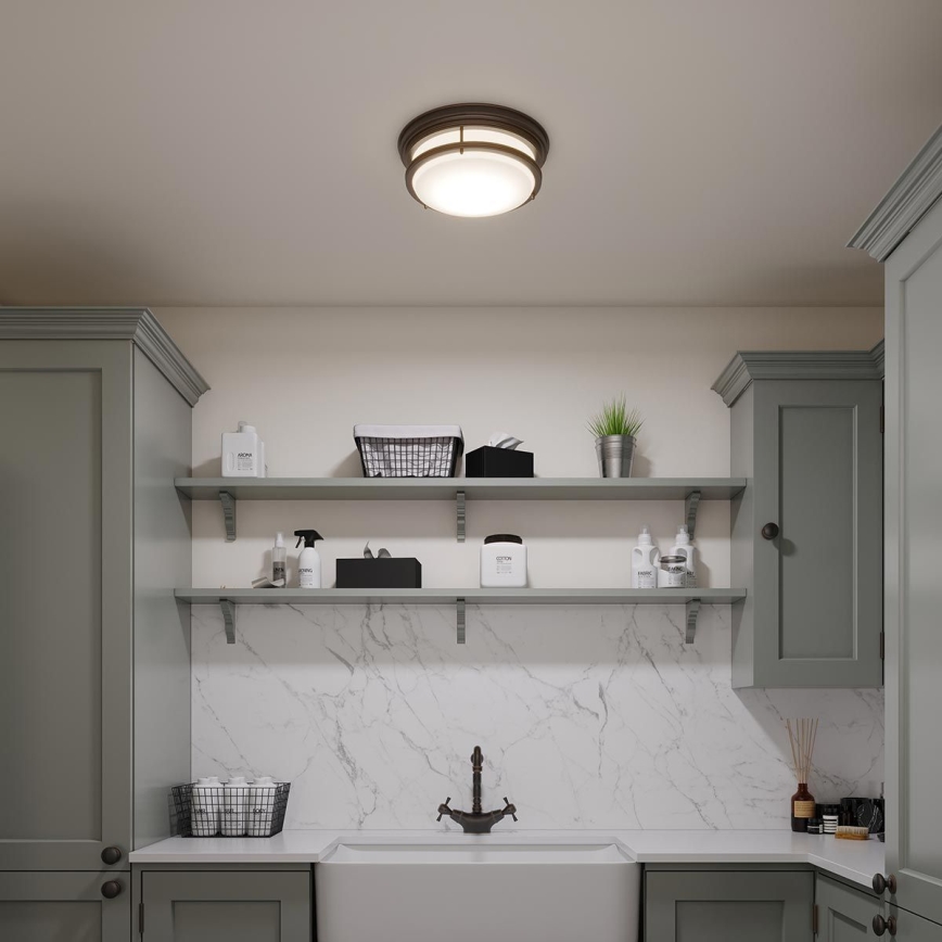 Hinkley - Kupaonsko stropno svjetlo HADLEY 3xE27/40W/230V IP44 brončano