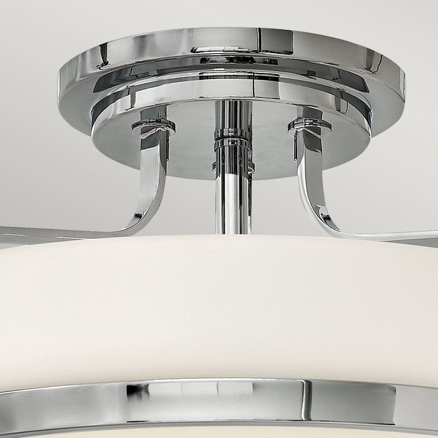 Hinkley - Nadgradna stropna svjetiljka HARPER 3xE27/60W/230V Ø 45,6 cm sjajni krom