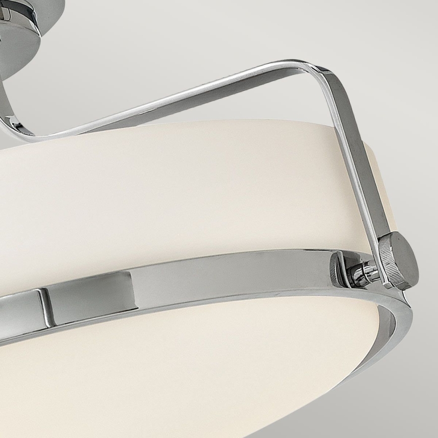 Hinkley - Nadgradna stropna svjetiljka HARPER 3xE27/60W/230V Ø 45,6 cm sjajni krom