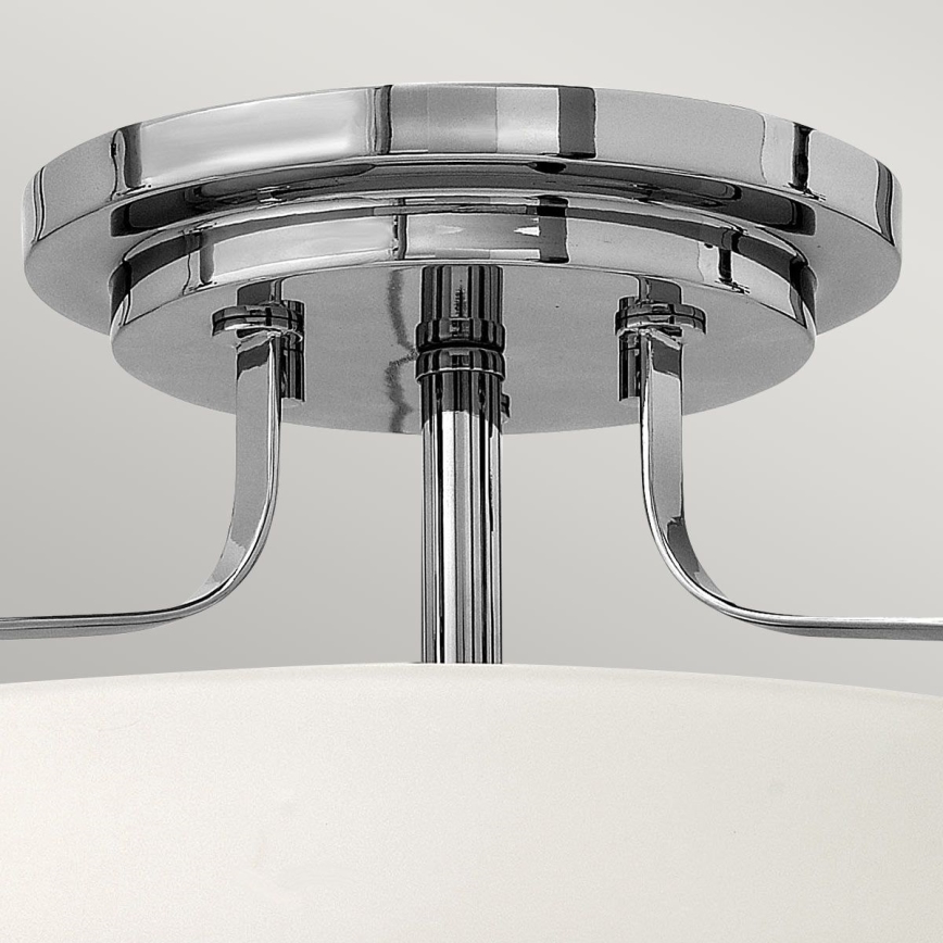 Hinkley - Plafonski luster HARPER 3xE27/60W/230V, promjer 36,6 cm, sjajni krom