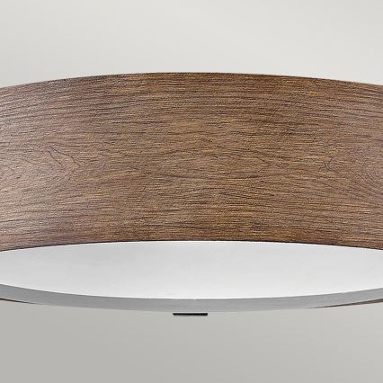 Hinkley - Stropna svjetiljka SAWYER 3xE14/40W/230V pr. 38 cm sekvoja/smeđa