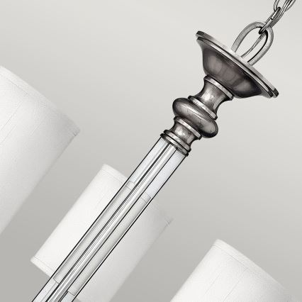 Hinkley - Luster na lancu SUSSEX 5xE14/40W/230V matni krom