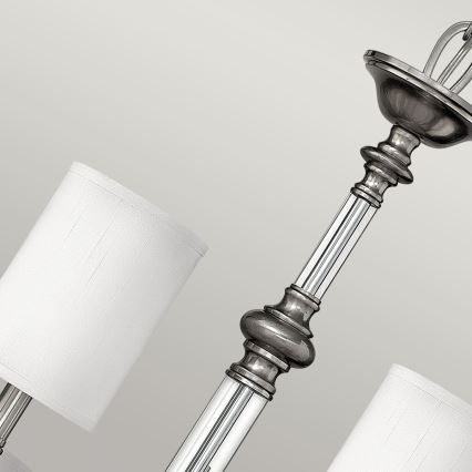 Hinkley - Luster na lancu SUSSEX 9xE14/40W/230V matirani krom