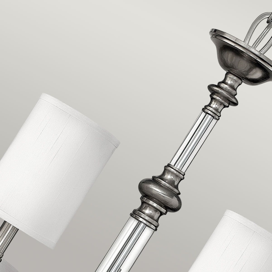 Hinkley - Luster na lancu SUSSEX 9xE14/40W/230V matirani krom