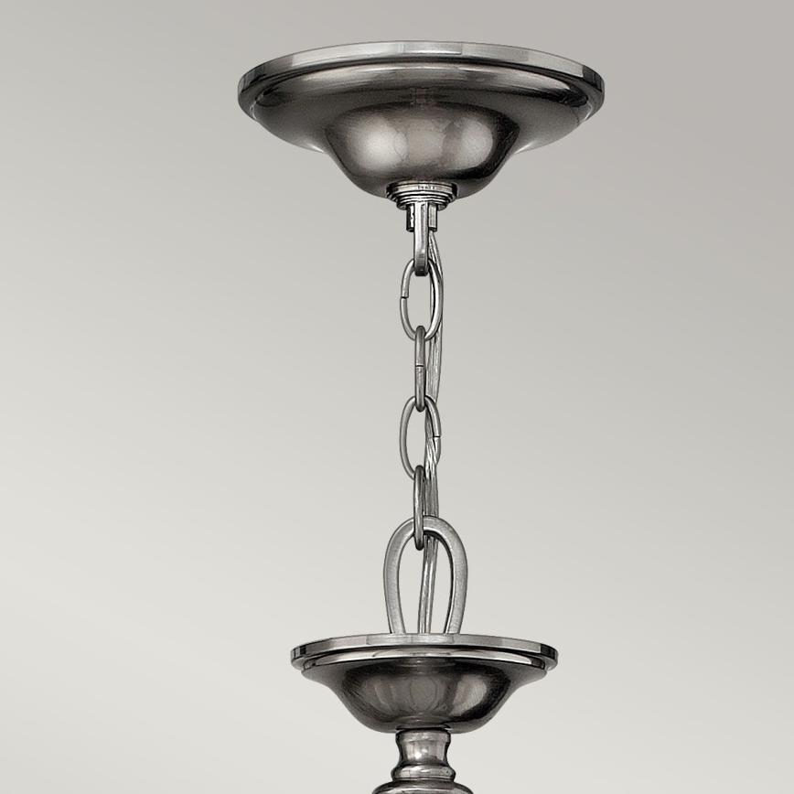 Hinkley - Luster na lancu SUSSEX 9xE14/40W/230V matirani krom