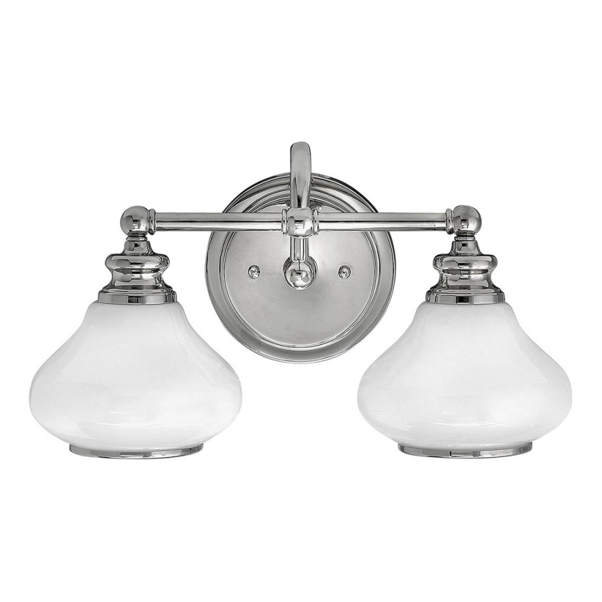 Hinkley - LED Zidna svjetiljka za kupaonicu AINSLEY 2xG9/3W/230V IP44 mat krom