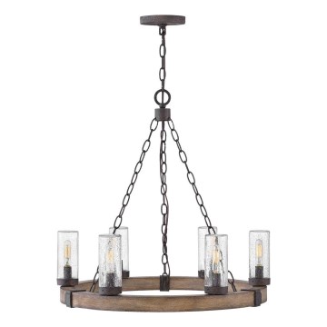 Hinkley - Luster na lancu SAWYER 6xE14/40W/230V smeđi