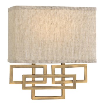 Hinkley - Zidna svjetiljka LANZA 2xE14/40W/230V, brončana