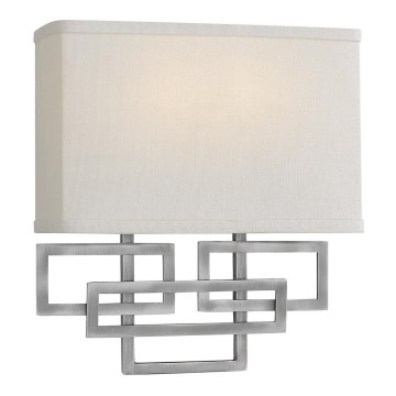 Hinkley - Zidna svjetiljka LANZA 2xE14/60W/230V mat krom