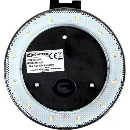 HÖFFTECH - LED solarna zidna svjetiljka LED/1,2V 600 mAh IP44