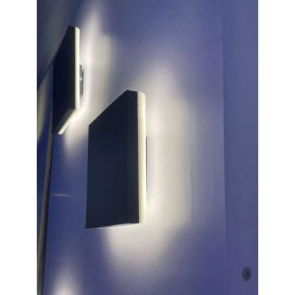 HÖFFTECH - LED vanjska zidna svjetiljka LED/10W/230V četvrtasta IP65