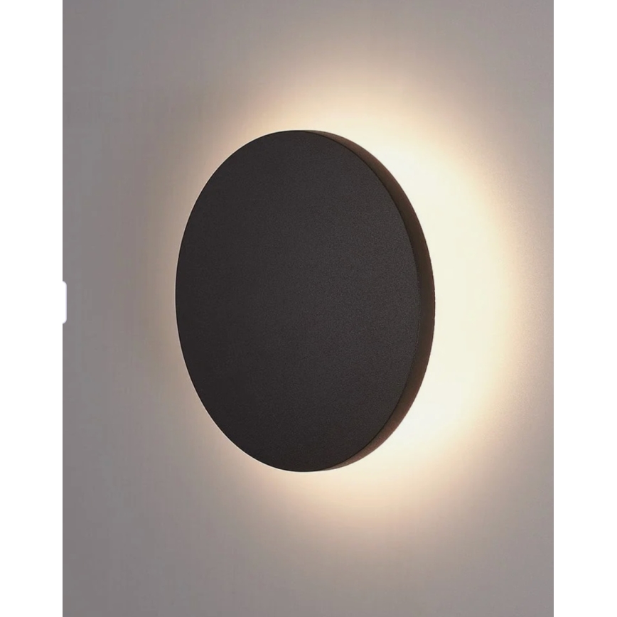 HÖFFTECH - LED vanjsko zidno svjetlo LED/10W/230V okruglo IP65