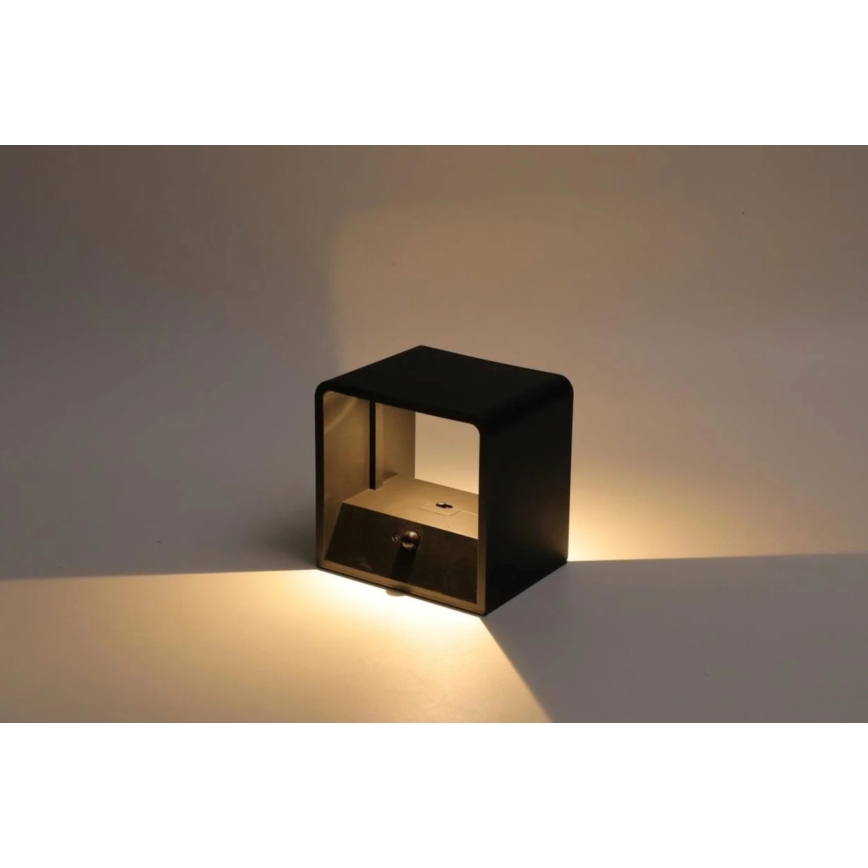 HÖFFTECH - LED punjiva zidna svjetiljka sa senzorom pokreta LED/0,8W/3,7V 1200 mAh